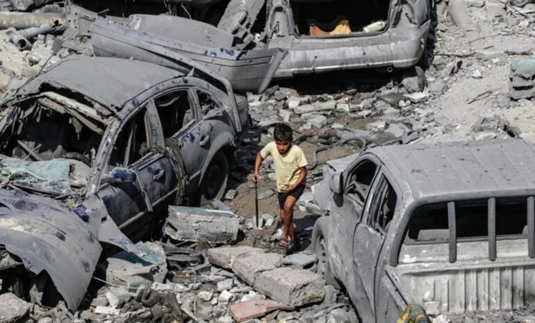 Más niños muertos en Gaza en 3 semanas que el total anual mundial